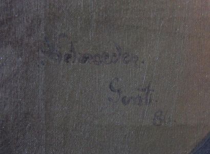 Ecole du XIXème s.
Homme à la barbe
Huile...