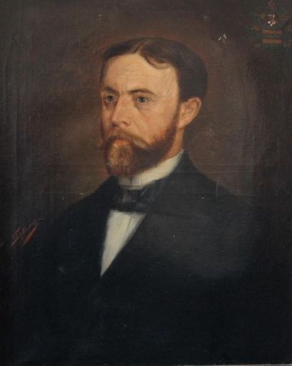 Henri SPELTDOOREN (XIXème s.)
Portrait d'homme...
