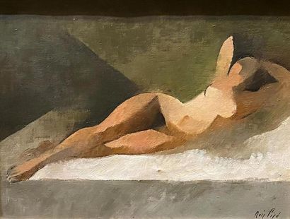 Manolo RUIZ PIPO (1929-1999)
Femme nue allongée
Huile...