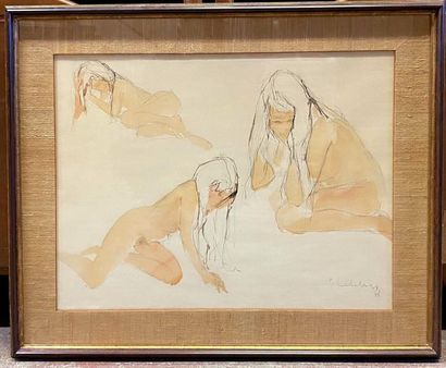 Pierre LETELLIER (1928-2000)
Etude de femme
Aquarelle...