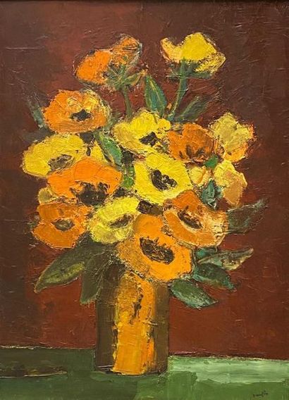 Jacques DAUFIN (1930-)
Bouquet
Huile sur...