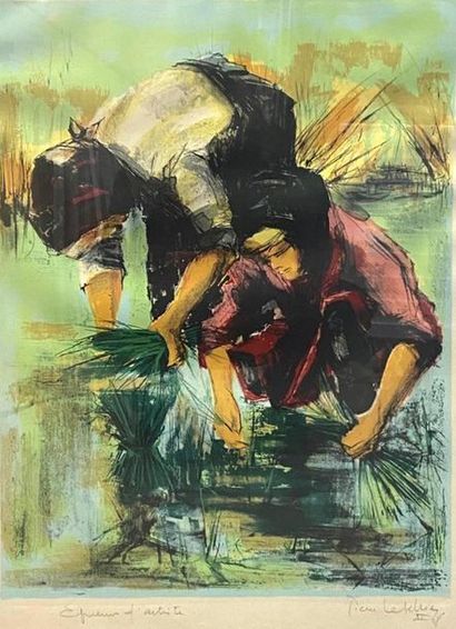 Pierre LETELLIER (1928-2000)
Les fagots
Lithographie...