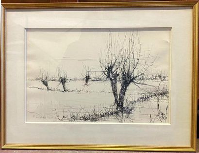 Pierre LETELLIER (1928-2000)
Paysage
Encre...