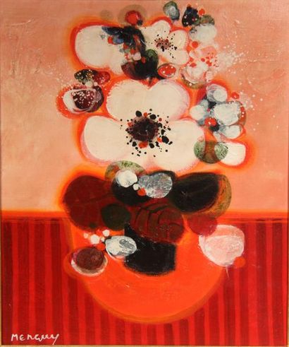 Frédéric MENGUY (1927-2007)
Bouquet blanc
Huile...