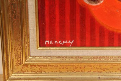 Frédéric MENGUY (1927-2007)
Bouquet blanc
Huile...