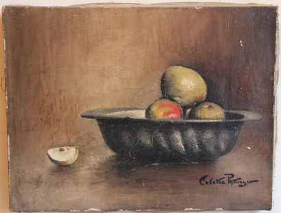 Ecole française du XIXème s.
Nature-morte
Huit...