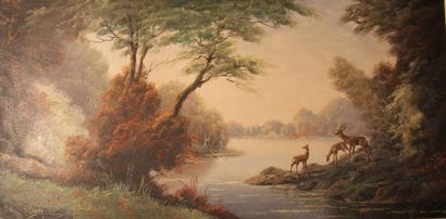 Ecole moderne
Paysage
Huile sur toile signée...