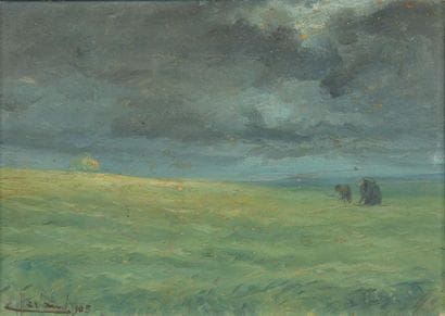 Emma HERLAND (1856-1947)
Paysage
Deux huiles...