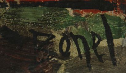 Germain BONEL (1913-2002)
Village de Cordes...