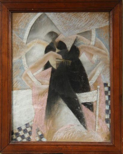 Ecole moderne
Femme à la toilette
Pastel,...