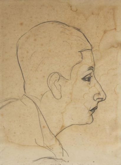 Ecole moderne
Portrait de profil
Mine de...