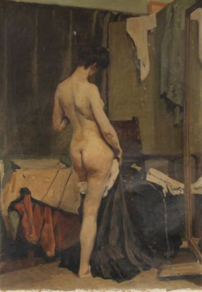 William LAPARRA (1873-1920)
Le modèle nu
Huile...