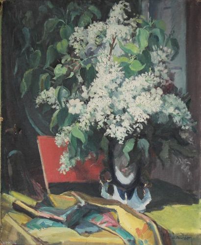 Marie Anne ICHANSON (1889-?)
Bouquet de fleurs
Huile...