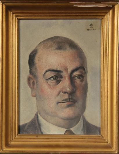 Toshio BANDO (1895-1973)
Portrait d'homme
Huile...