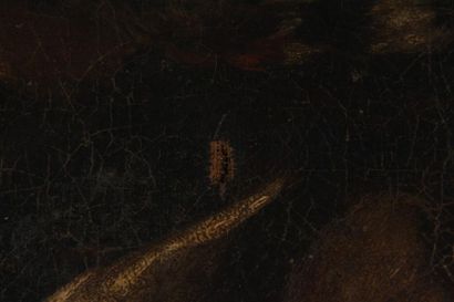 Ecole du XIXème s.
Nature-morte aux lièvres
Huile...
