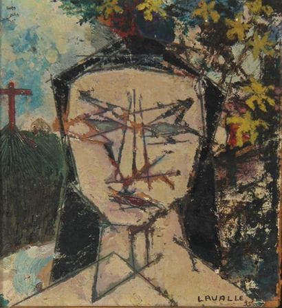 LAVALLE
Portrait de femme
Huile sur carton...