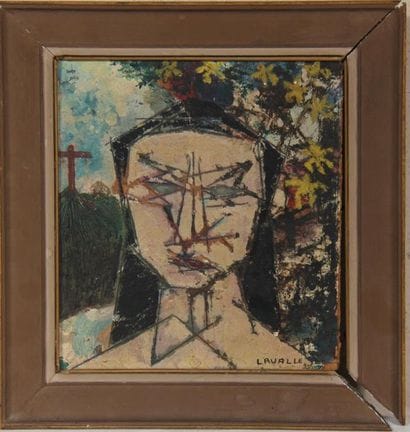 LAVALLE
Portrait de femme
Huile sur carton...