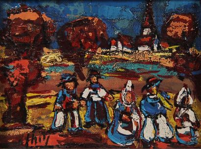 Henry Maurice d'ANTY (1910-1998)
Bretons
Huile...
