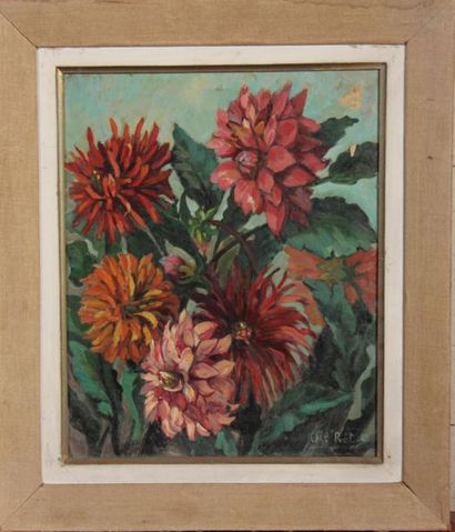 Ore RETAT
Fleurs
Huile sur toile signée en...