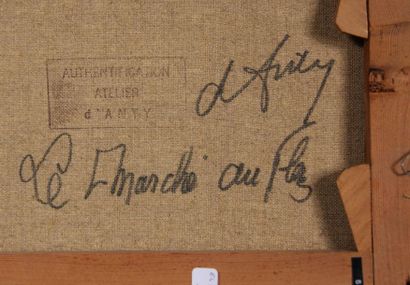 Henry Maurice d'ANTY (1910-1998)
Marché breton
Huile...