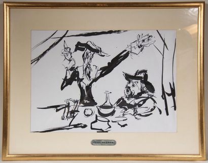 Henry Maurice d'ANTY (1910-1998)
Don Quichotte
Lavis...