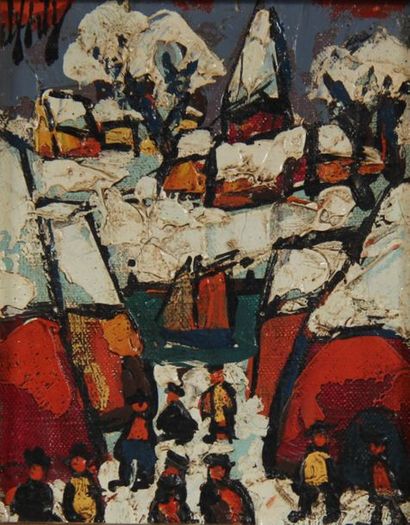Henry Maurice d'ANTY (1910-1998)
Le hameau
Huile...