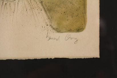 *Deux lithographies :
- Claude GAVEAU (1940-)
Bateau
Litho...