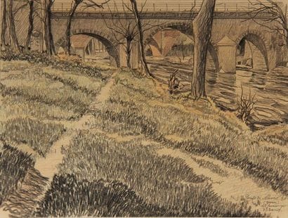 P.F. BAILLY
Le pont de Naves (Tarn)
Mine...