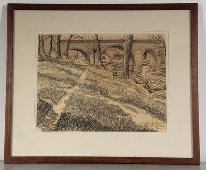 P.F. BAILLY
Le pont de Naves (Tarn)
Mine...