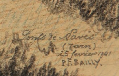 P.F. BAILLY
Le pont de Naves (Tarn)
Mine...