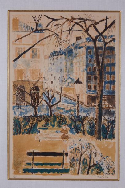 *Trois lithographies :
- Guy BARDONE (1927-2015)...