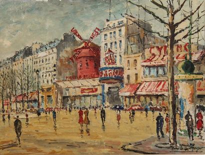 Robert LE BERGER (1905-1972)
Montmartre :...