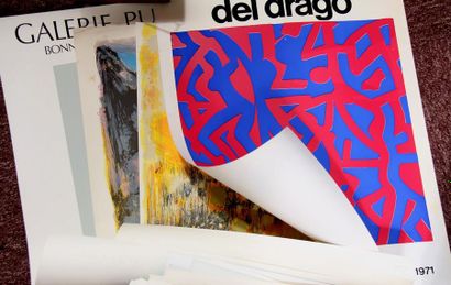 Lot d'affiches d'expositions