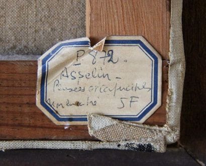 Maurice ASSELIN (1882-1947)
Pensées capucines
Huile...
