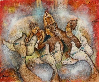 Yoel BENHARROUCHE (1961-)
Unis vers le divin
Huile...