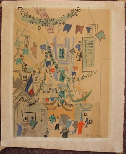 Raoul DUFY (1877-1953) 
La Maison au Coin...
