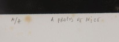 Mario AVATI (1921-2009)
A propos de Nice...