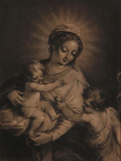 Lot de trois gravures :
- Claude Le LORRAIN...