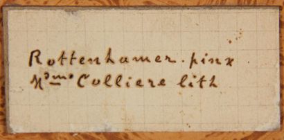 Lot de trois gravures :
- Claude Le LORRAIN...