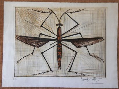 Bernard BUFFET (1928-1999)
Le moustique
Gravure...