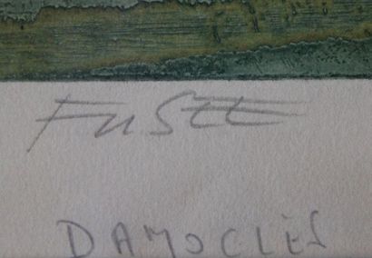Suzanne RUNACHER (1912-?)
Fusée - DAMOCLES
Eau-forte...