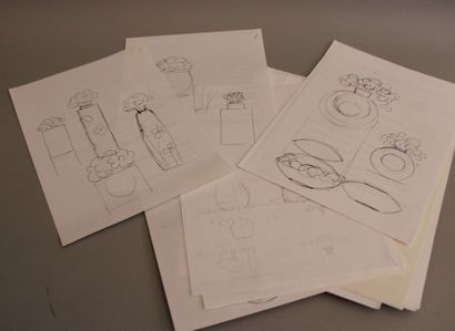 CABOTINE de Grès
Ensemble de 25 dessins ...