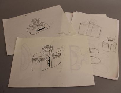 CABOTINE de Grès
Ensemble de 25 dessins ...