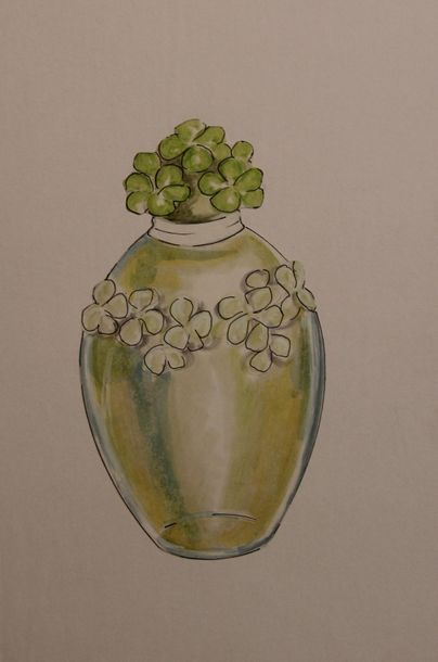 CABOTINE de Grès
Trois dessins rehaussés...