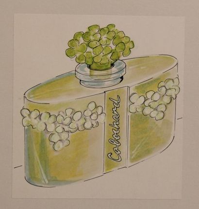 CABOTINE de Grès
Trois dessins rehaussés...
