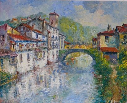 *G.GUERIN
Saint Jean Pied de Port
Huile sur...