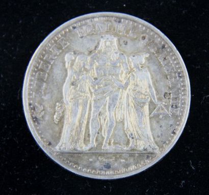 *Une pièce de 10 FF Hercule en argent