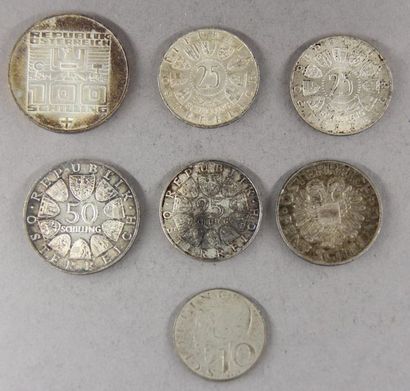 Autriche
Une pièce de 100 schilling 1975...