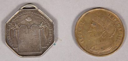 Lot :
Jeton de notaire en argent de l'arrondissement...