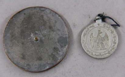 Lot : 
Alphonse DERVILLE pendentif-médaille...